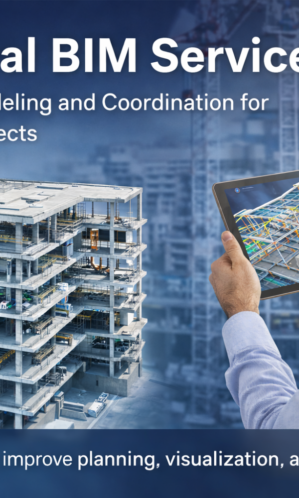 Structural BIM Modeling Services 3D Building Model